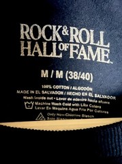 Rock And Roll Hall Of Fame, Mens Graphic Print Short Sleeve Tee, Live Music Sz M