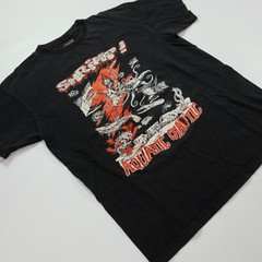 Rare Vintage 21VICTOR Shrimp Aquatic Chaotic 2009 Tour T Shirt 2000s Rock Band M