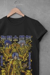 Saint Seiya Shirt Shiryu Tshirt Hyoga T-Shirt Shun Top Ikku Anime Graphic Tee