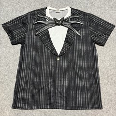 Nightmare Before Christmas Jack Skellington Costume T-Shirt Large Tuxedo 3D