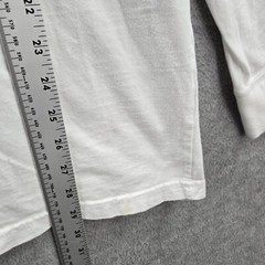 AND1 Men Shirt XL White Hooded Logo Basketball Show Graphic Long Sleeve READ