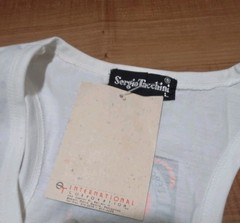 1980’a Or 1990’sSergio Tacchini Mens Vest Top L With Tags