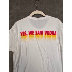 Natural Light Lemonade Flavored Vodka Yes We Said Vodka T Shirt L G White