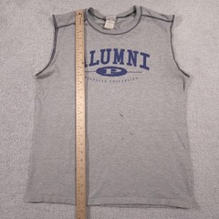 Pinnacle University Alumni Shirt Mens Medium Sleeveless Cutoff Tee Hanes Sports