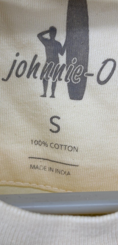 Johnnie-O Dale T-Shirt Mens Banana Yellow Combed Cotton Jersey JMST2190 NWT