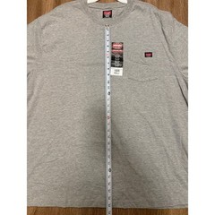 Wrangler Workwear Mens 4XL Heather Gray Pocket Tee Moisture Wicking T-Shirt NEW