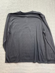 All In Motion Shirt Mens XXL Black Waffle Henley Thermal Long Sleeve NWT