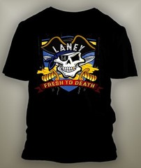 Mens Skull Sneaker Tee Shirt Complements Jordan 14 Low Laney Graphic Pirate T
