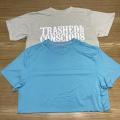 Camisetas Para Hombre Lote De 2 Gráficas De Manga Corta Talla M 7207