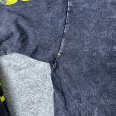 Nickelodeon Men SpongeBob Long Sleeve Shirt XS Black Yellow Acid Wash Streetwear