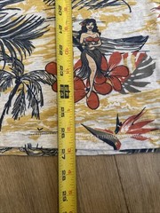 Free Planet T Shirt Mens Large Hula Girl Tiki Tropical Palm Tree Allover Print