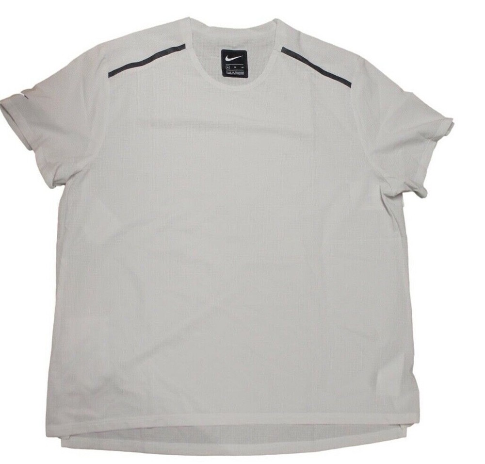 Nike Tech Pack Dri Fit Mens Sports Shirt White Black Size XL New