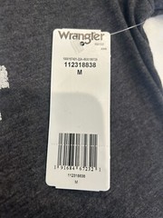 Wrangler Men’s T-Shirt- light,soft material-legends never die logo- Medium-NEW-