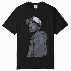 Men Hip Hop Urban Graphic Art Tee, Comfort Colors T Shirt, Unisex Streetwear Tee