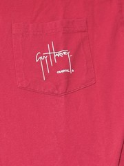 Guy Harvey BlueWater Firefighter Fire Department Swordfish Pocket T Shirt Size M