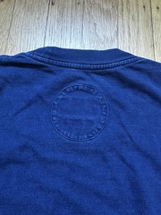 Blue Blue Japan Indigo-Dyed Cotton Jersey T-Shirt Size 3 Large Made In Japan