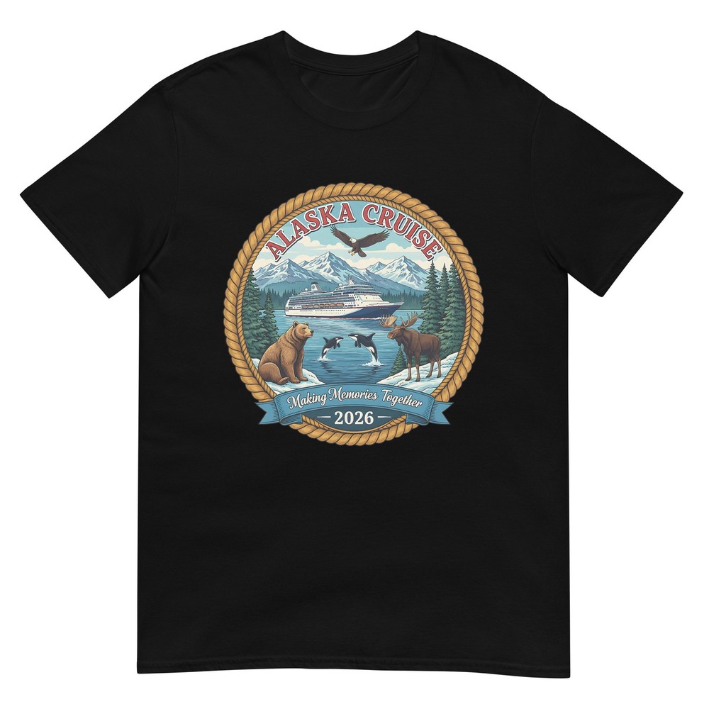 Alaska Cruise 2026 Matching Friends and Family Group Alaskan T-Shirt