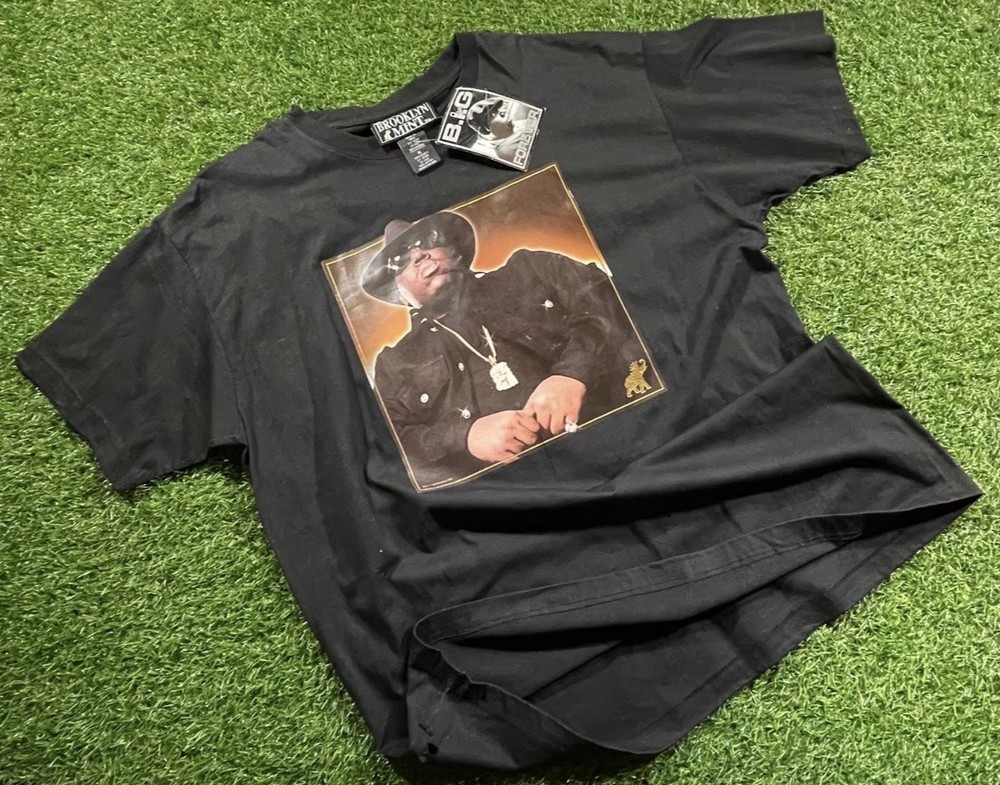 Brooklyn Mint B.I.G. Forever Graphic T-Shirt Men’s XL Black Short Sleeve Cotton