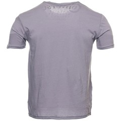 Converse Mens XL Crew Neck T-Shirt Lavender Gray Graphic Print 100% Cotton