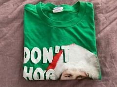 NATIONAL LAMPOONS Christmas Vacation T-Shirt Don’t Hog Eggnog Party Ugly Sweater