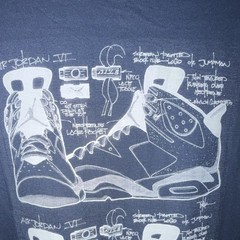 Jordan Air Jordan Men’s XL Graphic Print Crew Neck Short Sleeve T-Shirt Black