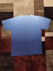 Vintage Sea World Dolphin Shirt Mens Large Two-tone Aquatic Blue