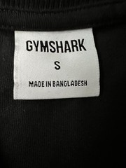 Gymshark Ironworks Oversized Shirt Mens LIFTING Black Small 18” X 25”