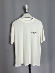 Represent team 247 t-shirt mens light weight beige Sz M