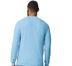 Unisex Heavy Cotton™ Long-Sleeve T-Shirt – Light Blue- Medium