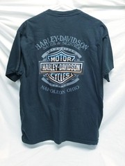 Vintage Y2k Harley Davidson T Shirt Size Large Motorcycle Wolf
