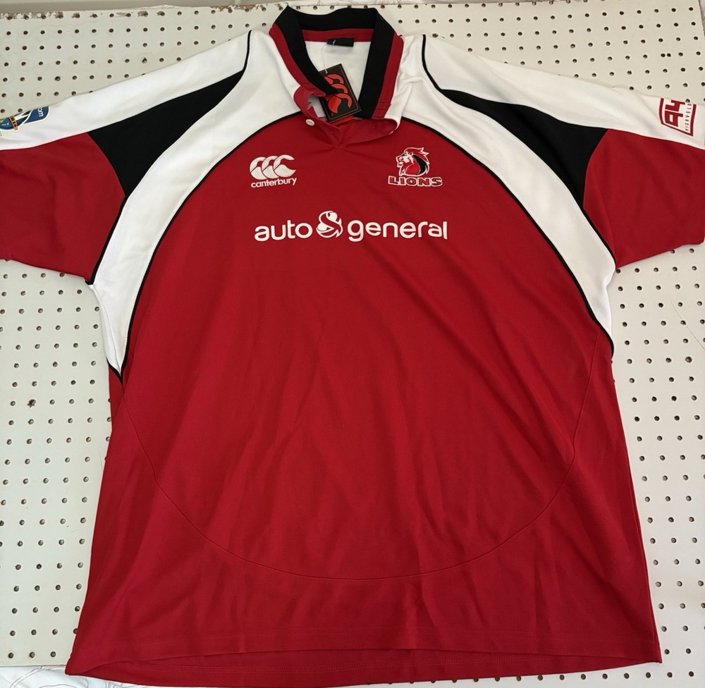 2007-08 Johannesburg Lions Canterbury Rugby Pro Home Jersey Shirt Size 4XL