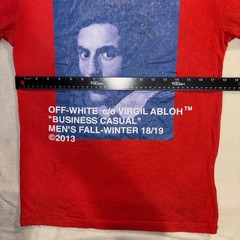 Off-White Bernini Business Casual Red Long Sleeve T-Shirt OMAB001F1818501 Mens M