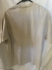 Lot of 2 Carhartt K87 Heavyweight Cotton Pocket T-Shirts Men’s L Sand & Charcoal