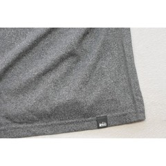 REI Co-op T-Shirt Mens Large Gray Heathered Short Sleeve Active Crew Neck EUC