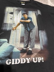 Vintage Seinfeld Kramer Giddy Up T Shirt NBC TV Show Jerry Size Medium