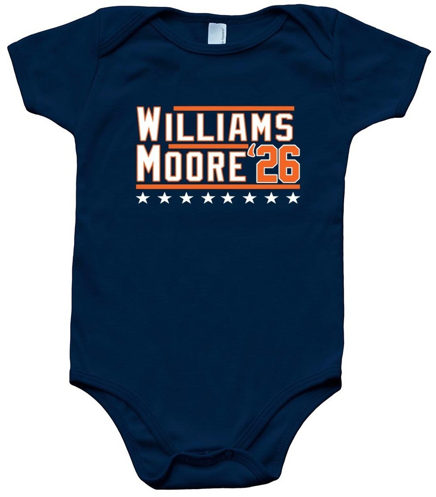 Caleb Williams DJ Moore 2026 Chicago Creeper Romper One Piece BABY