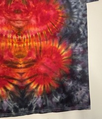 Handmade Ice Tie Dye Adult T-Shirt Size XL Multicolor George Long Length Tee NEW