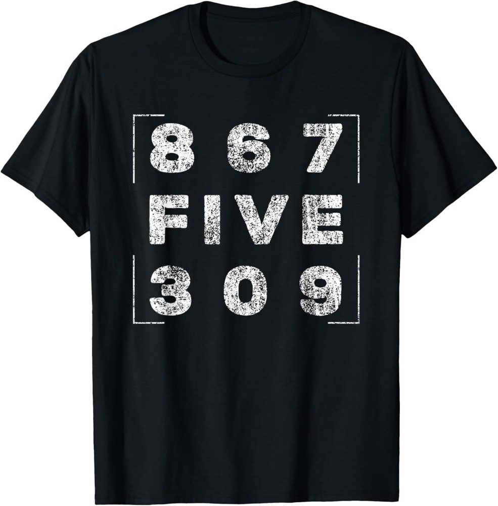 Retro Vintage Eighties Tee 8675309 Nostalgic and Funny 80’s T-Shirt