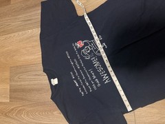Funny Santa Meme Navy Blue T Shirt Men’s Size L
