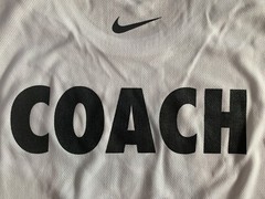 Brand New Nike Sports Camps Sport-Tek Coach T-Shirt White/Green/Teal Large