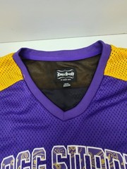 Snoop Dogg Dogg Supply Hockey Jersey Mens Medium Purple Yellow Streetwear Hiphop