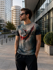 Warrior of Freedom Art T-Shirt by Natalia Savchenko Men’s Women’s Tee Ukraine