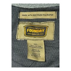 The Foundry Big & Tall Mens 3XL Long Sleeve T-Shirt Charcoal Gray