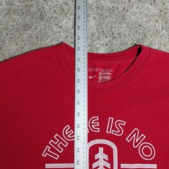 Mens Nike Cotton T Shirt 2XL There is no Finish Line Red Short Sleeve
