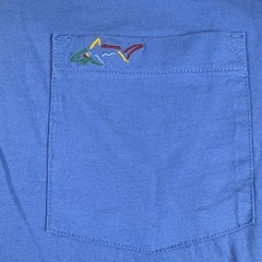 Greg Norman T-Shirt Men’s-XXL Chest Pocket Regular Fit Short Sleeve Blue
