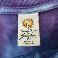 Hand Dyed Sundog Shirt Mens Small Planet Earth Tie Dye