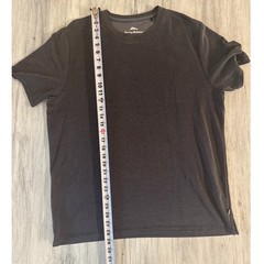 Tommy Bahama Mens Gray Tencel Modal Blend Short Sleeve Textured T-Shirt Large
