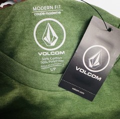 NWT Volcom Mens SMALL Filler Up Floral Stone Graphic Tee – Heather Ivy