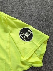 Menards Rheem Hi-Vis Neon Yellow T-Shirt 2XL Jerzees Dri-Power Active Eagle Logo