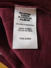 NWT Modern Culture Club 80’s Burgundy Short Sleeve Henley Size XL